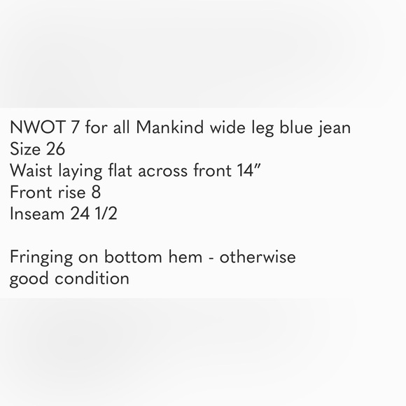 7 for all Mankind Jeans Crop Dojo sz 26 - Picture 7 of 7